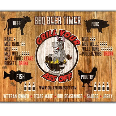 BBQ Beer Timer Magnet - The Pepper Pantry (Formerly Marie Sharp's)